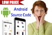 sell any types android app source code and admin panel