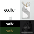 design monogram initial fashion logo