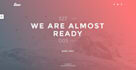 create a clean and responsive coming soon page