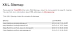 manually create XML html footer sitemap fix robots txt