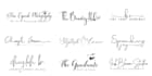 design custom signature handwritten and cursive logo design