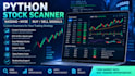 build a python stock market scanner with custom buy and sell signals