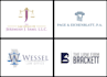 design minimal  law firm, lawyer, legal, lawn care and attorney logo
