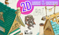 design 2d 3d game concept art, background and environment