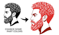manually redraw your ai generated image into vector line art