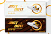 design awesome looking web banner, flyer, fb ads and cover