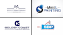 do modern home painting, remodeling and carpentry logo