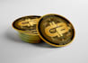 design 3d gold and silver coin logo crypto,token,cryptocurrency, animation, nft