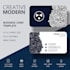 design modern double sided business card
