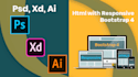 convert your psd to responsive HTML