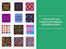 convert your fabric to seamless pattern