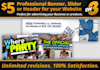 design a PROFESSIONAL Banner, Slider or Header for your Website in 48 hours