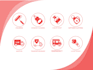 design unique simple vector, svg icon set for web and app