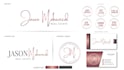 design a modern business and real estate logo with complete branding kit