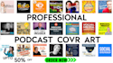 design cartoon  podcast artwork, talk show cover, spotify cover, podcast overlay