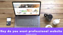design responsive modern website with HTML, CSS, bootstrap 4