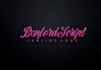 design luxurious sparkle, glitter, shine, feminine logo