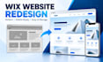 design or redesign a professional wix website
