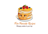 design cute food logo characters