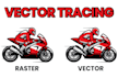 vector tracing, logo, redraw, background removal