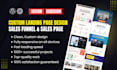 build high converting wordpress landing page, sales page or sales funnel