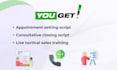write a cold calling script and train your sales team