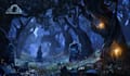 create environment concept art and background