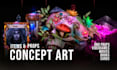 paint concept art for vehicles, props, and weapons for you