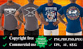 do trendy workout fitnees t shirt and logo design