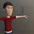 do simple character setup rigging in blender