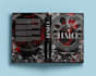 design creative romantasy or fantasy book cover