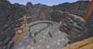 create a minecraft spawn building or arena