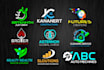 do stunning unique modern business logo design with copyright