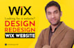 custom design wix website and redesign business wix website