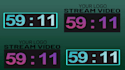 create a timer video countdown clock up to 60 minutes