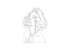 draw unique one line art, minimalist line art, vector line art illustration