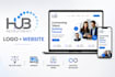 design a brand logo and website for your startup business