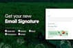 design a clickable HTML email signature for outlook and gmail