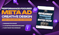 design performance driven meta ads creatives for businesses