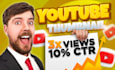 design an attractive clickbait youtube thumbnail in 2 hours