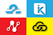 create tech IT and software logo
