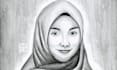 draw a custom pencil portrait of your girlfriend from your photo