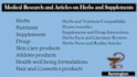 do medical research on herbs, supplements and nutrients