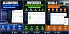 develop accounting inventory and vehicle management software