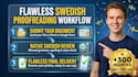 professionally proofread and edit your swedish text