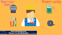 make 2d animated explainer electrician promo video
