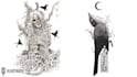 create custom drawing pen and ink illustration