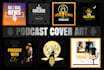 design a podcast cover art