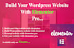convert psd or html into wordpress using elementor or wp bakery