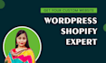 build shopify website, shopify store design, shopify expert